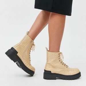 Urban outfitters crocodile boots size 10